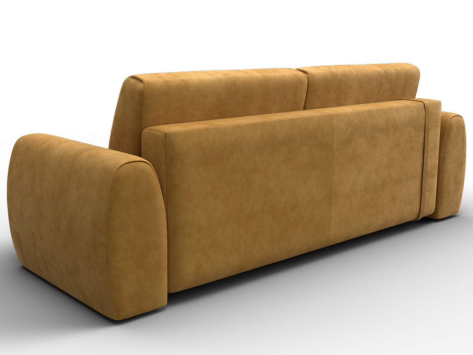 Диван прямой Лига-115 НПБ (brut 10 желтый)