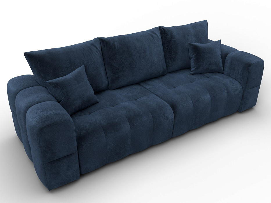 Диван прямой Лига-110 НПБ (tower 13 синий)