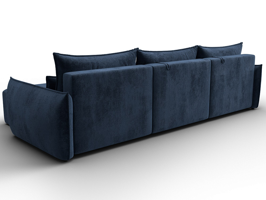 Диван угловой Лига-051 НПБ Лонг угол универсальный (tower 13 синий)