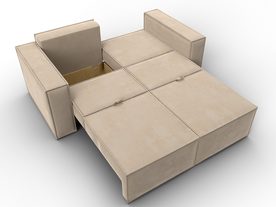 Диван прямой Куба мини (бежевый)