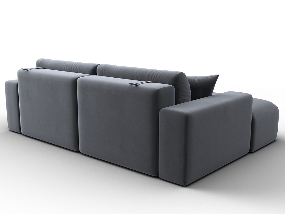 Диван угловой Лига-036 НПБ Классик левый угол (серый)