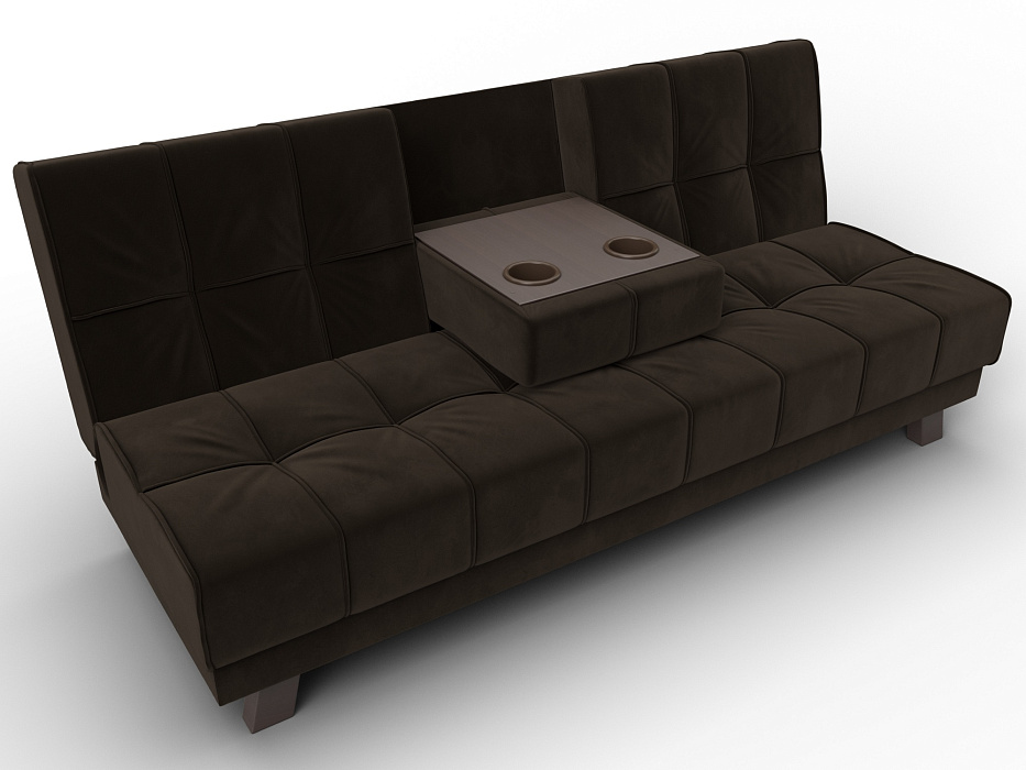 Диван прямой Винсент (коричневый)