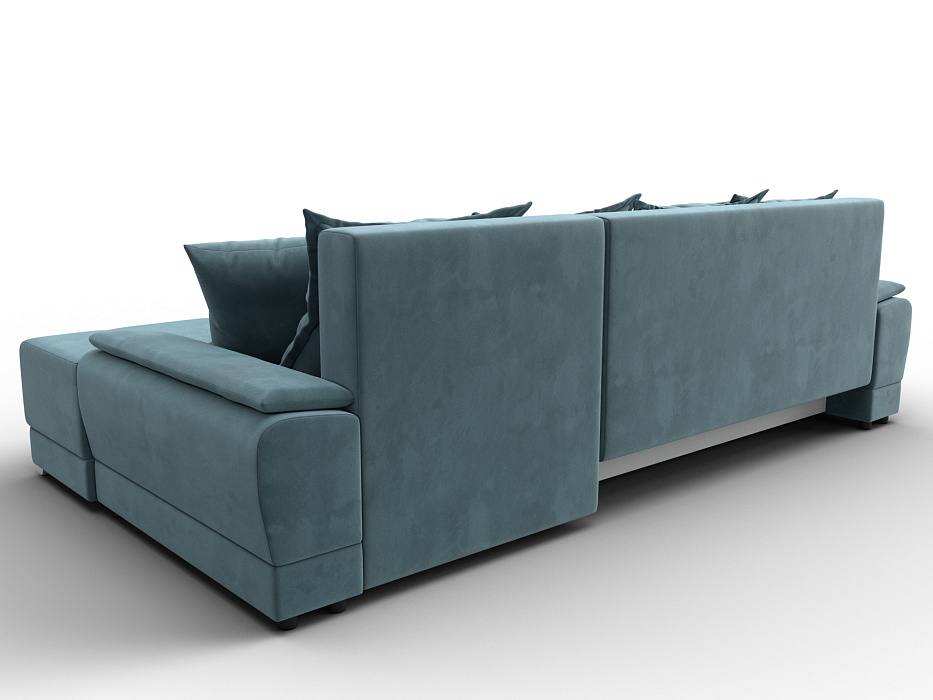 Диван угловой Лига-119 угол правый (seven 113 бирюзовый)