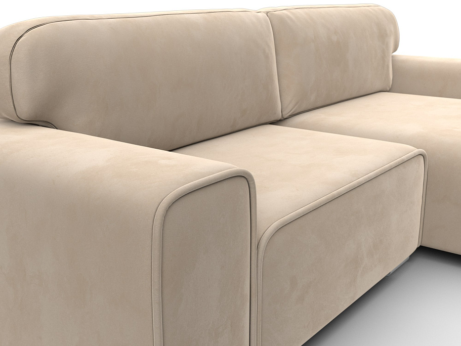 Диван угловой Лига-029 (бежевый)