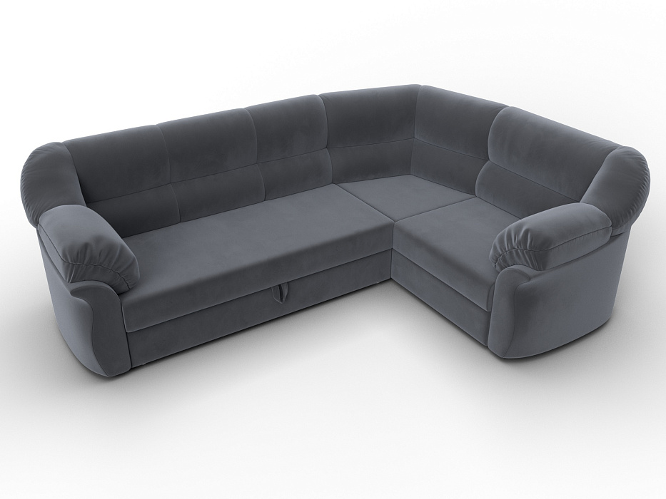 Диван угловой Карнелла правый угол (seven 17 серый)