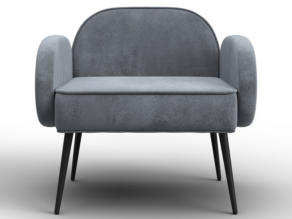 Кресло Лига-086 (велюр tower 10 серый)