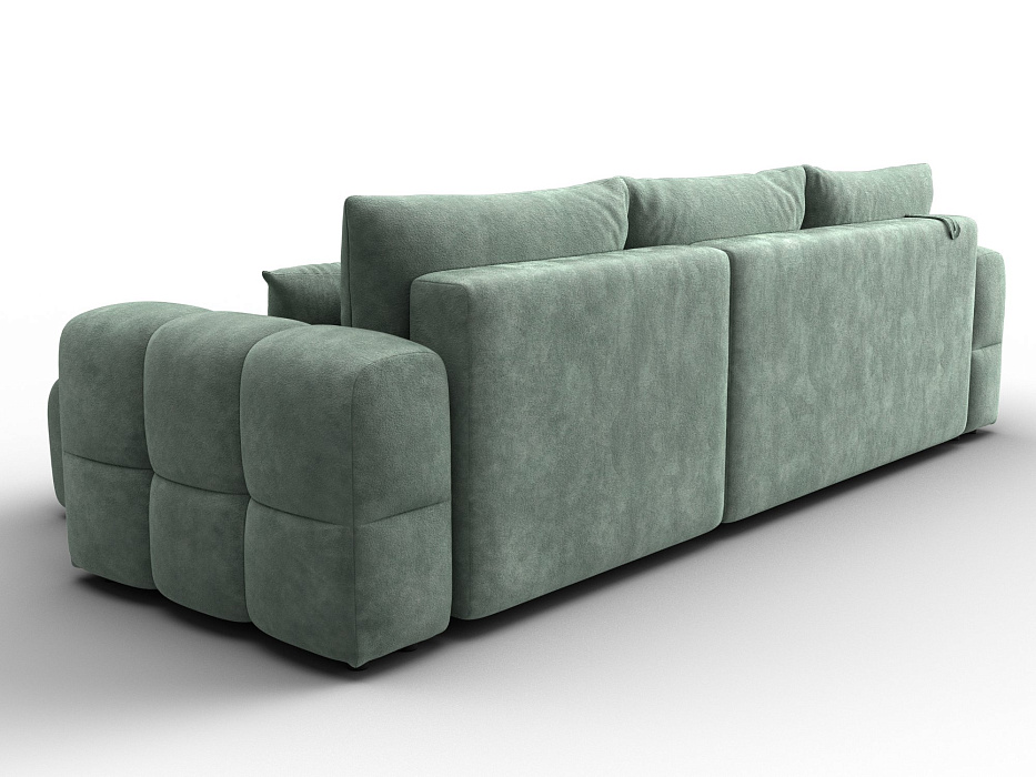 Диван угловой Лига-110 НПБ угол универсальный (brut 08 зеленый)