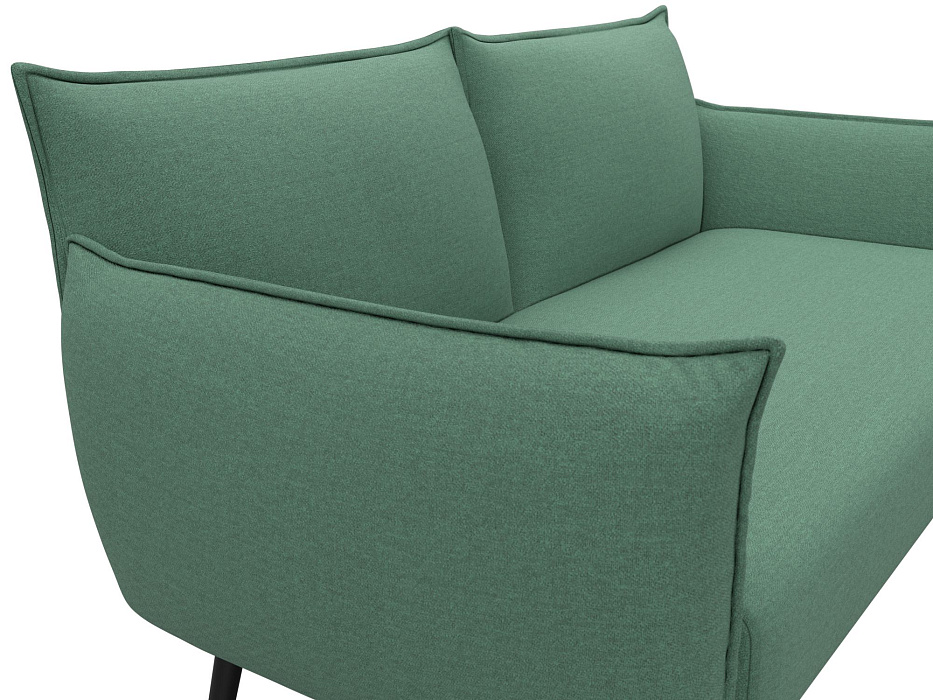 Диван прямой Лига-083 (рогожка амур 11 зеленый)