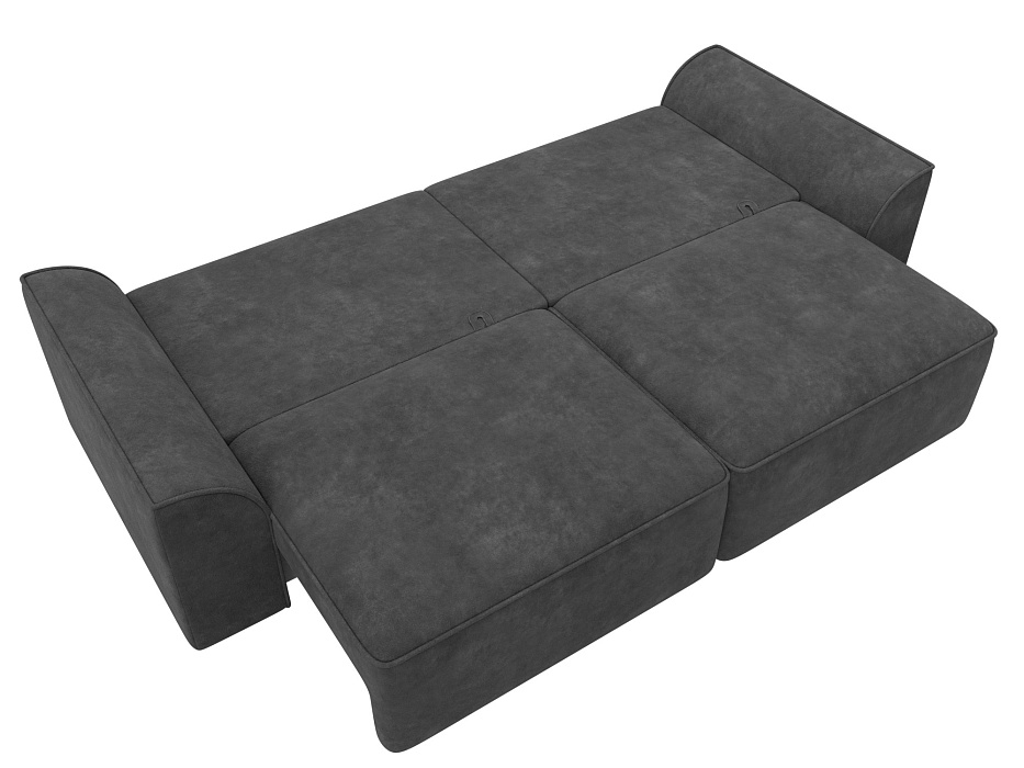 Диван прямой Лига-048 НПБ (brut 16 темно-серый) Диван прямой Лига-048 НПБ (brut 16 темно-серый)