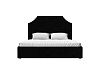 Интерьерная кровать Кантри 160 (черный цвет)