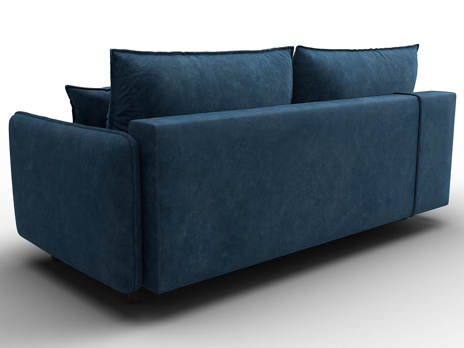 Диван прямой Лига-064 НПБ (brut 11 синий)