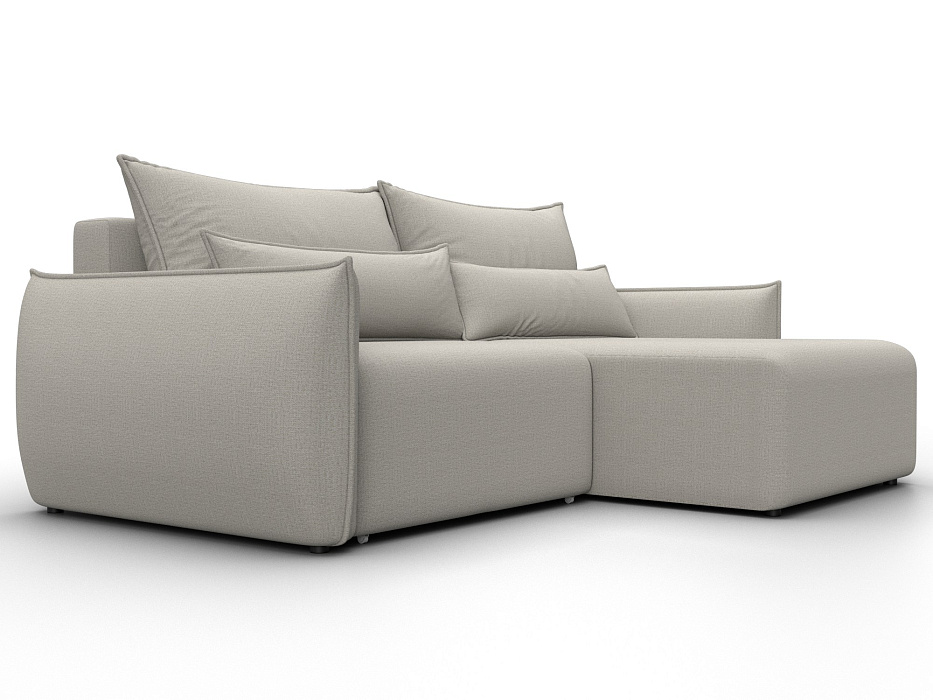 Диван угловой Лига-051 НПБ угол универсальный (амур 02 бежевый)