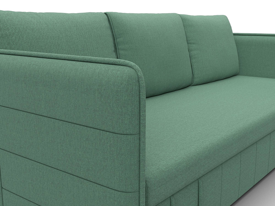 Диван прямой Слим (амур 11 зеленый)
