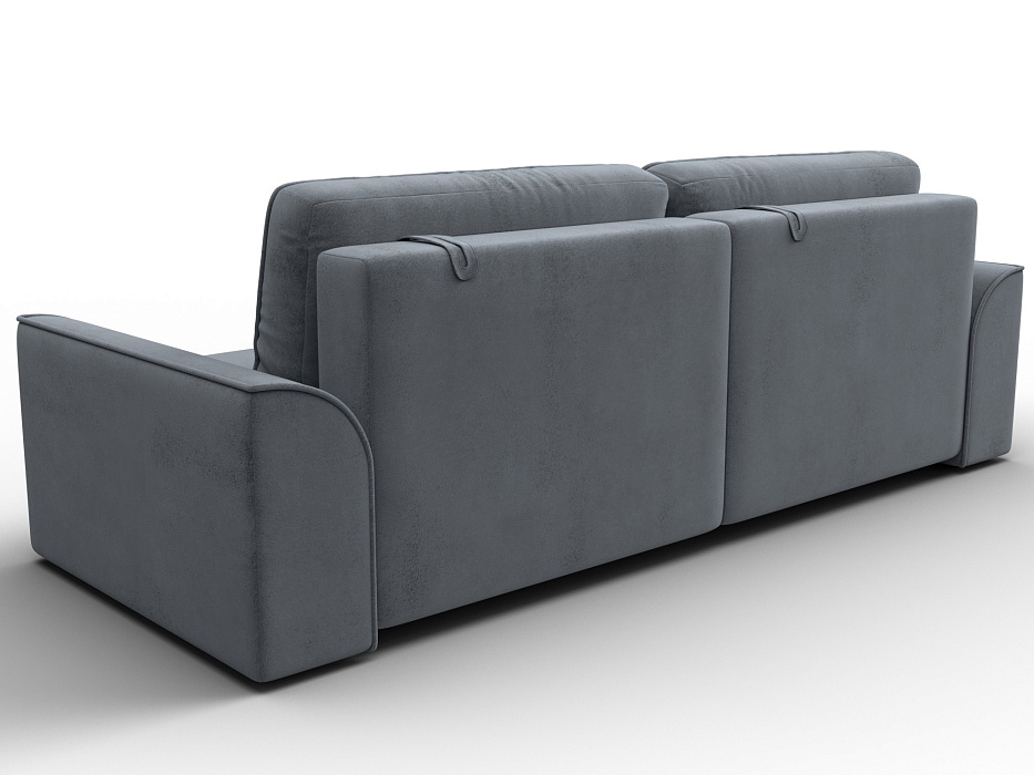 Диван прямой Лига-048 НПБ (tower 10 серый)