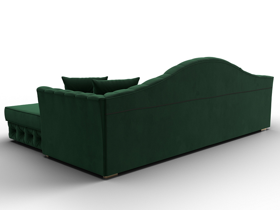 Диван угловой Артис правый угол (seven 626 зеленый)