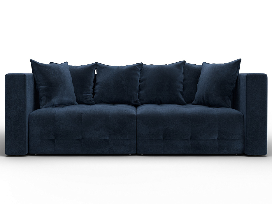 Диван прямой Лига-052 НПБ (tower 13 синий)