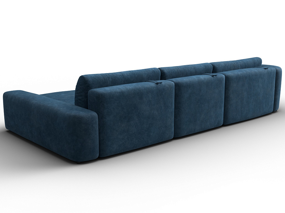 Диван угловой Лига-066 НПБ Лонг угол правый фото в интернет-магазине Лига Диванов