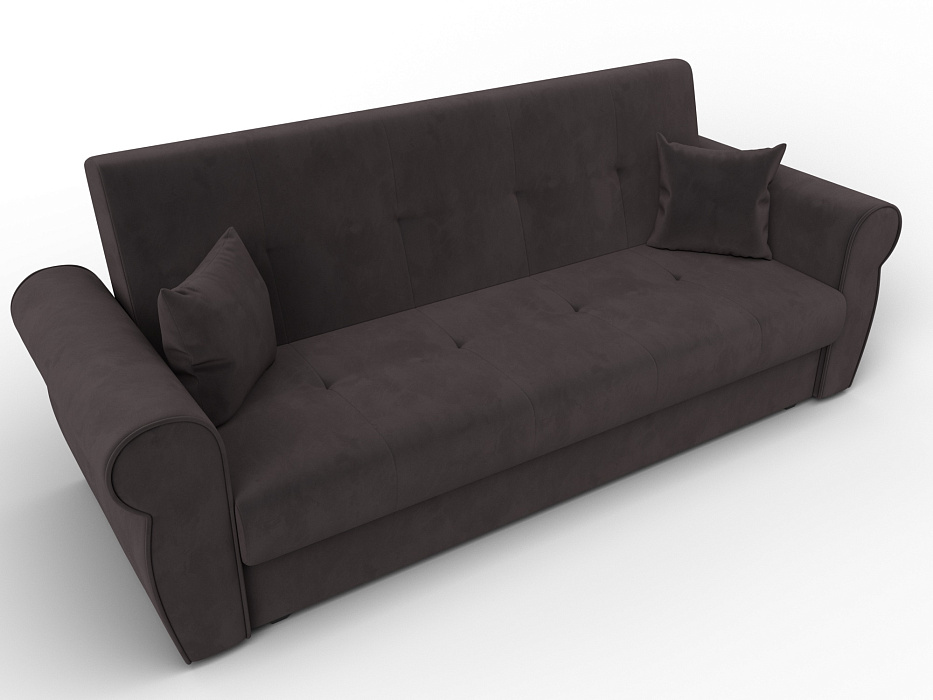 Диван-книжка Лига-019 (коричневый)