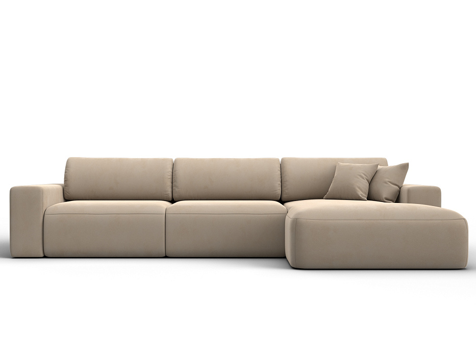 Диван угловой Лига-036 НПБ Классик Лонг правый угол (бежевый)