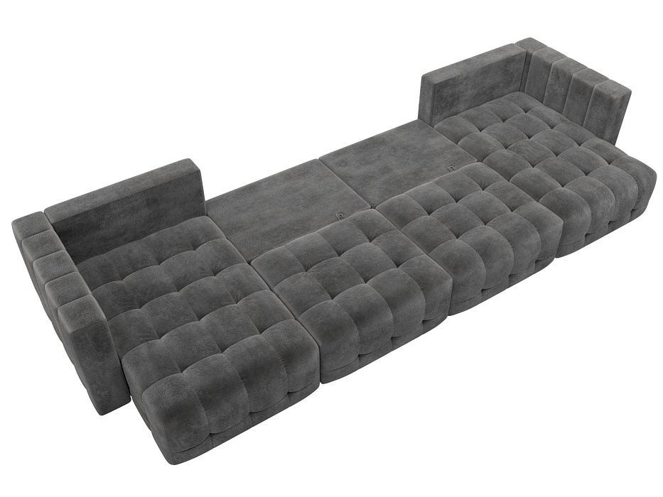 Диван П-образный Лига-052 НПБ Лонг (tower 10 серый)