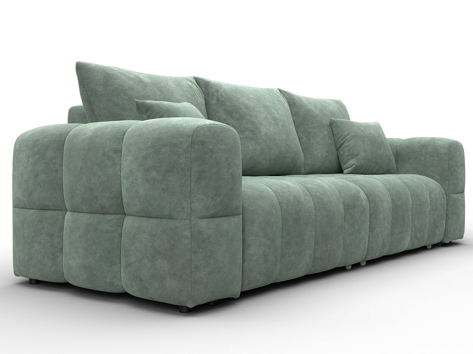 Диван прямой Лига-110 НПБ (brut 08 зеленый)