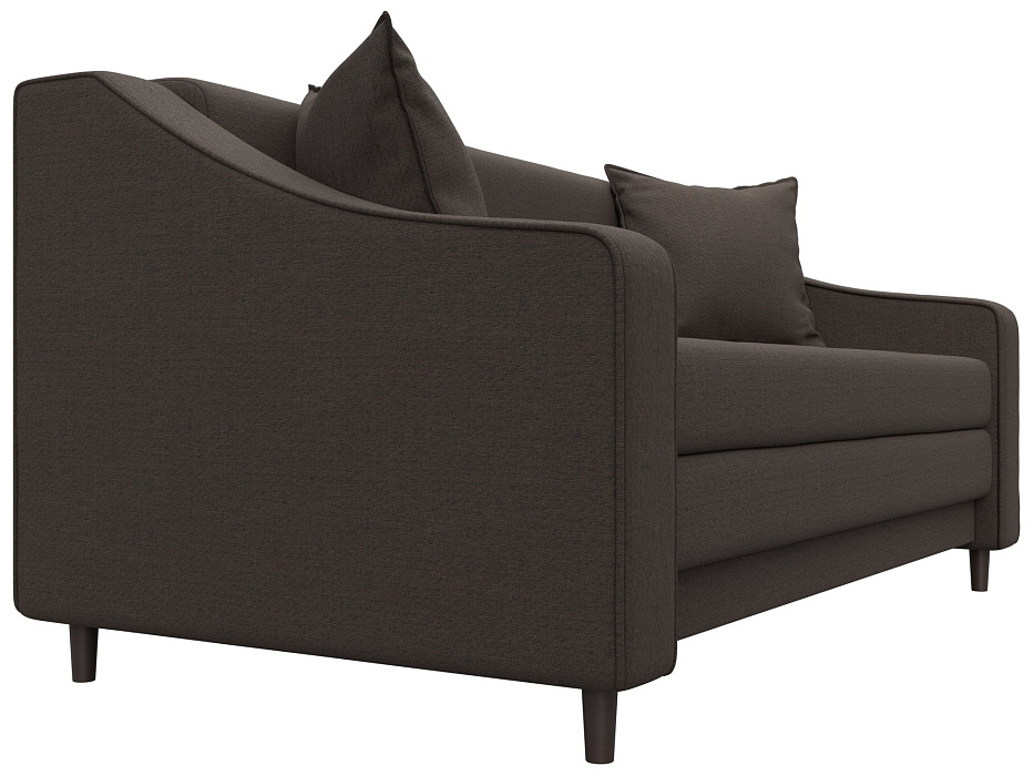 Диван прямой Лига-071 (амур 05 коричневый)