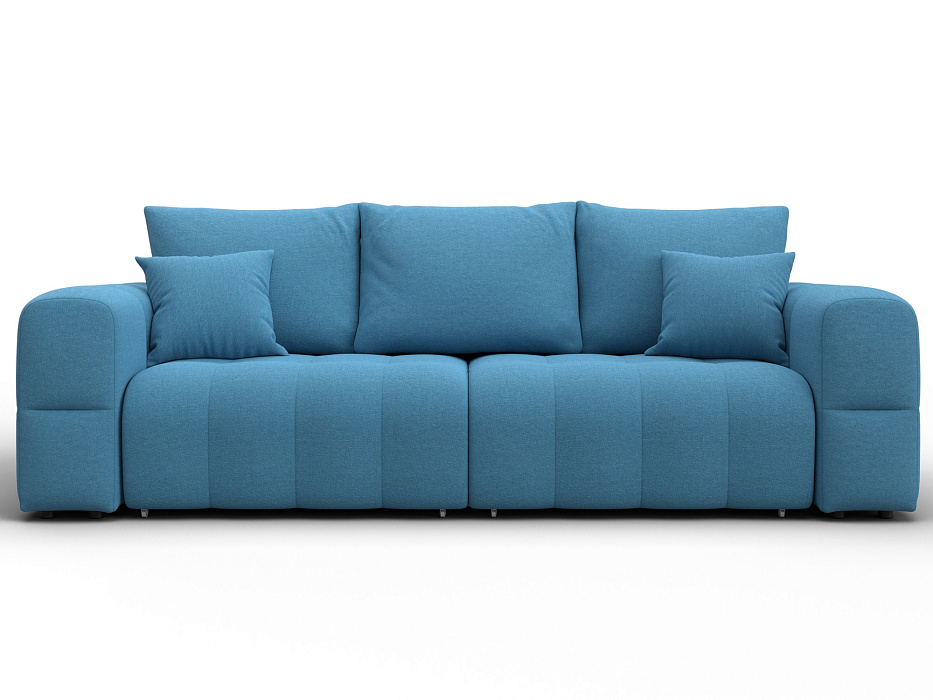 Диван прямой Лига-110 НПБ (амур 10 голубой)