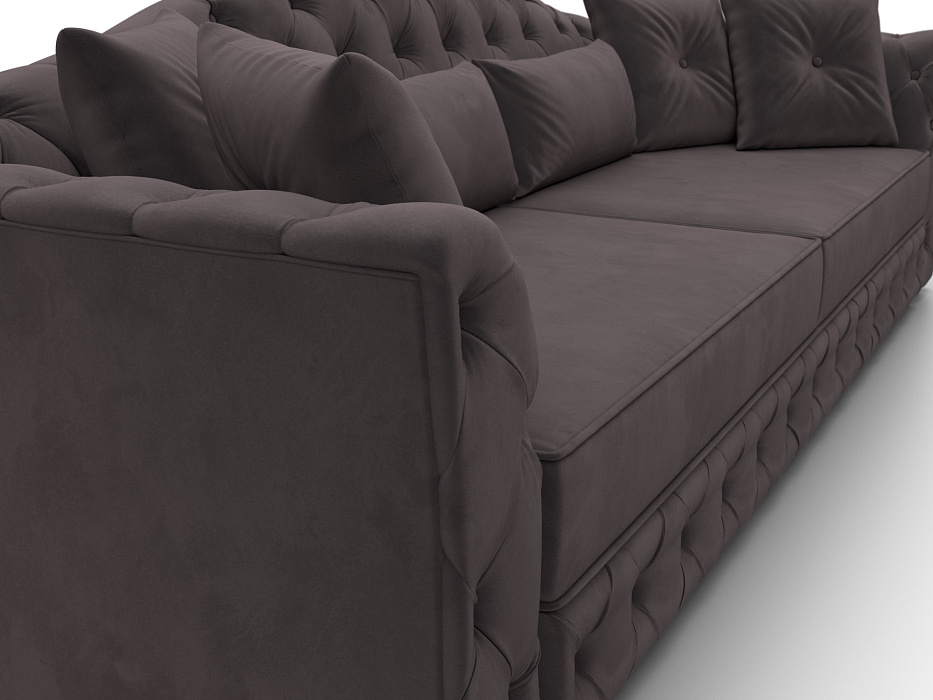 Диван прямой Артис (seven 727 коричневый)