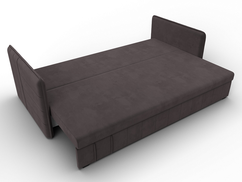 Диван прямой Слим (коричневый)