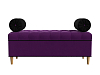 Банкетка Глория (фиолетовый\черный цвет)