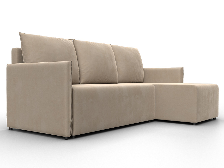 Диван угловой Лига-124 угол универсальный (seven 729 бежевый)