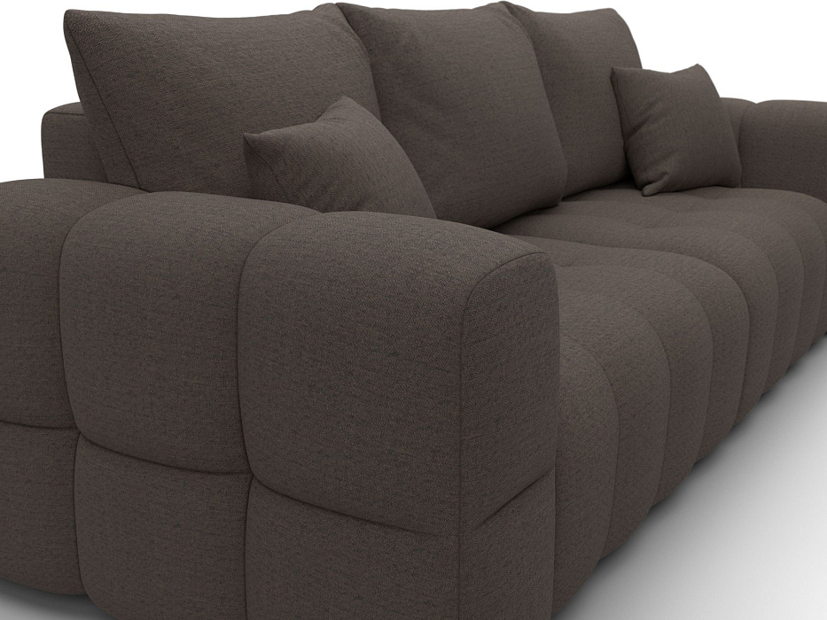 Диван прямой Лига-110 НПБ (амур 05 коричневый)