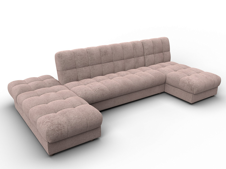 Диван П-образный Лига-116 НПБ (tower 05 бежевый)