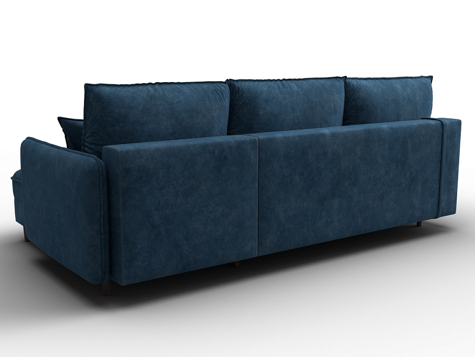 Диван угловой Лига-064 НПБ угол универсальный (brut 11 синий)