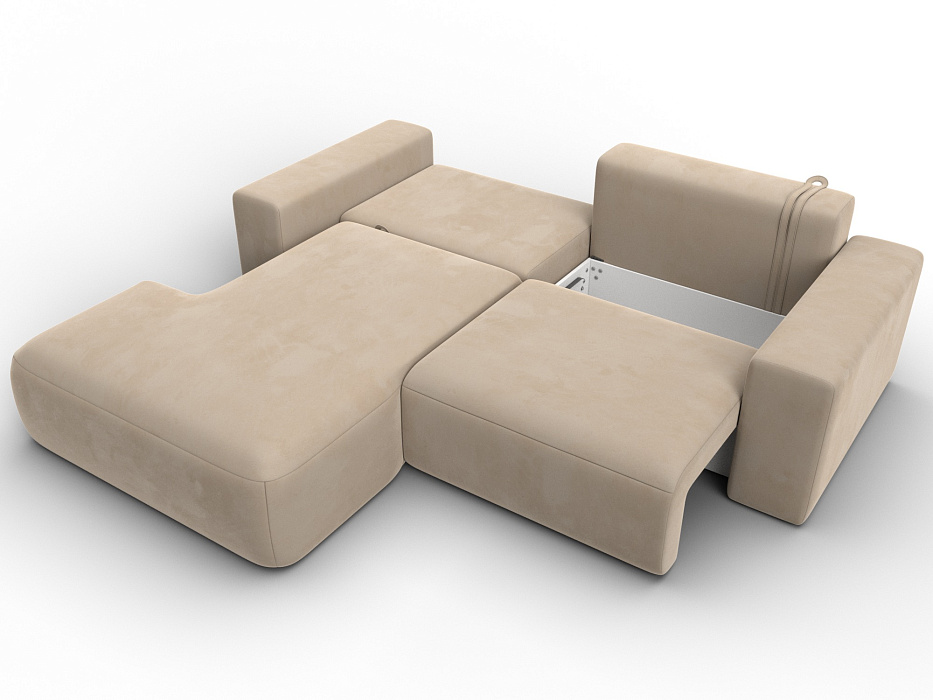 Диван угловой Лига-036 НПБ Классик левый угол (бежевый)