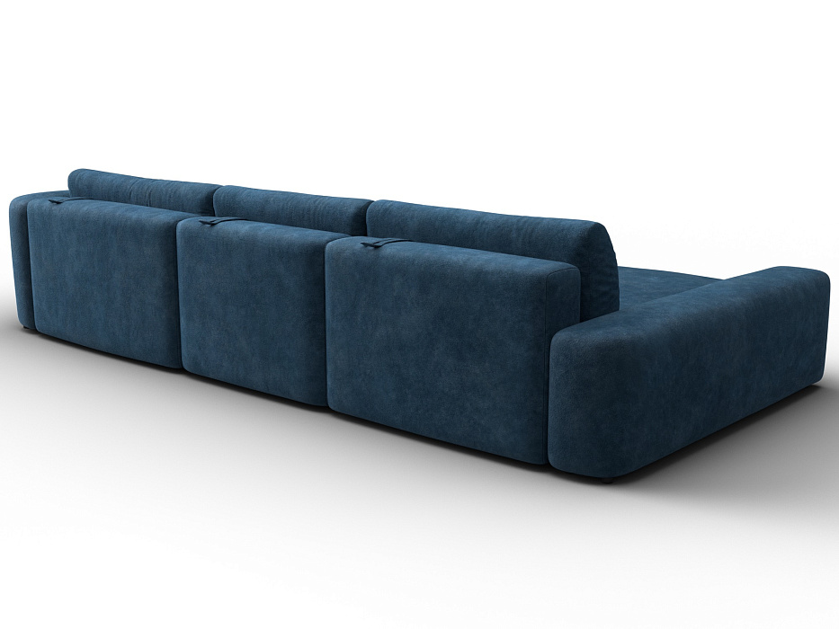 Диван угловой Лига-066 НПБ Лонг угол левый фото в интернет-магазине Лига Диванов