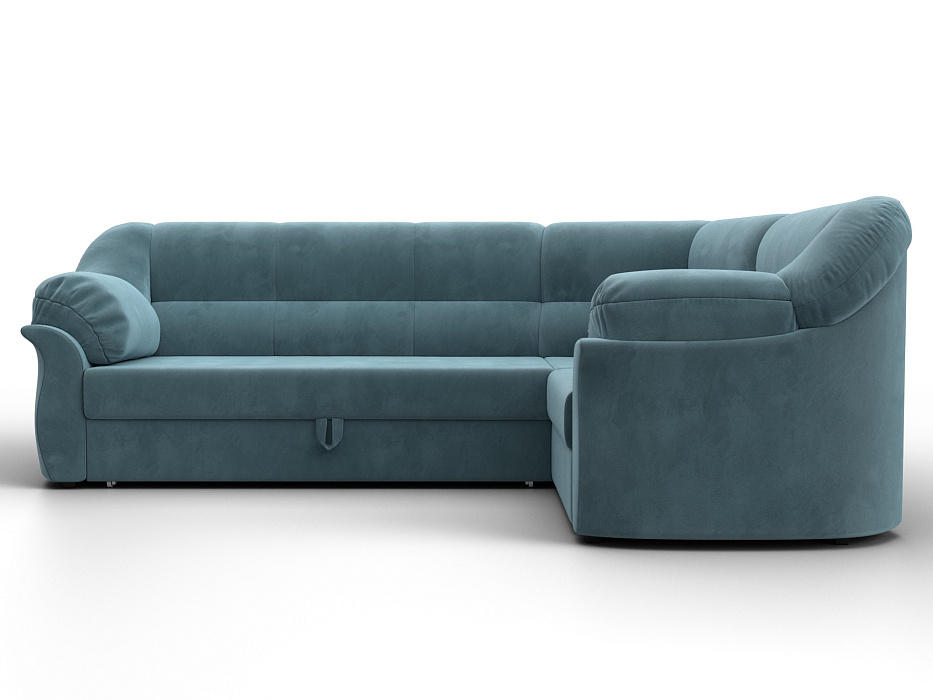 Диван угловой Карнелла правый угол (seven 113 бирюзовый)