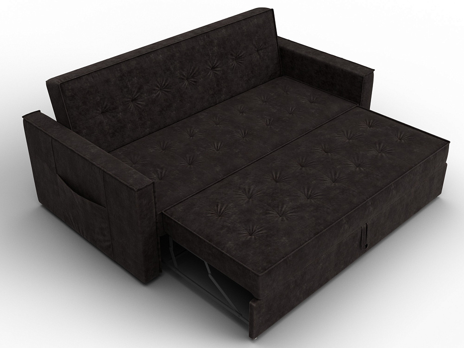 Диван прямой Лига-104 (160) (brut 17 коричневый)