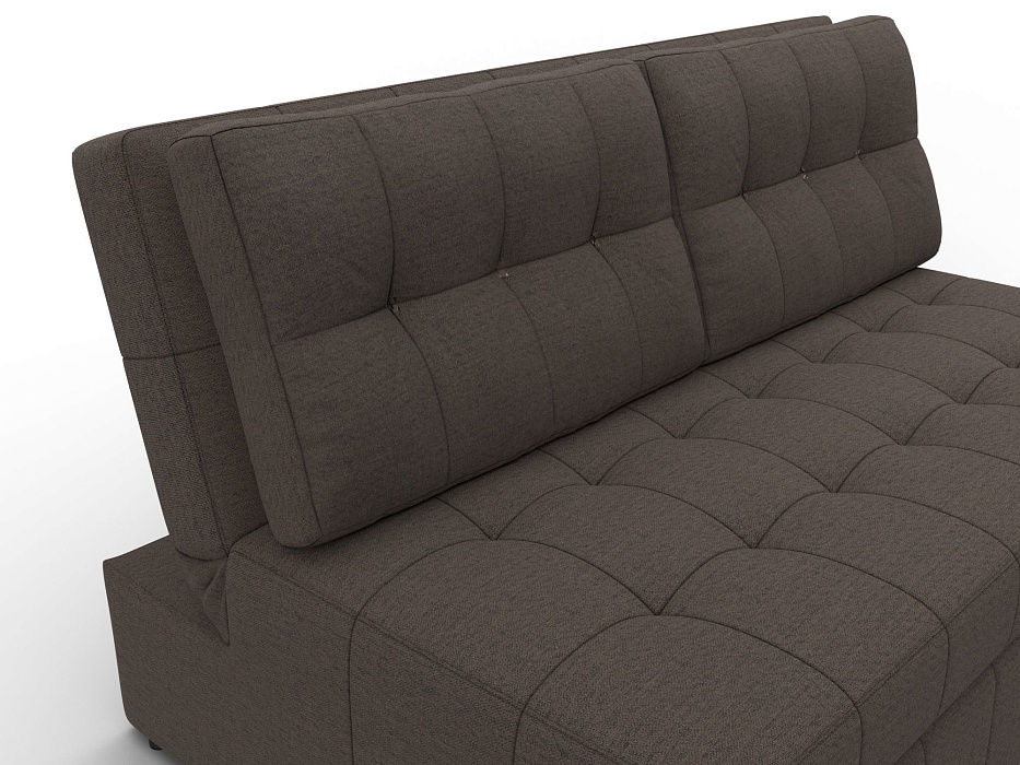 Диван прямой Лига-107 (140) (амур 05 коричневый)