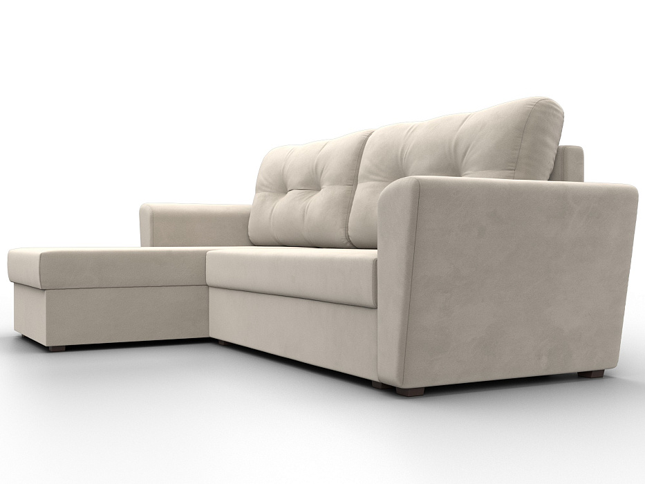 Диван угловой Амстердам Лайт левый угол (бежевый)