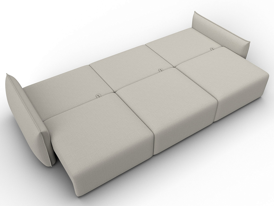 Диван прямой Лига-051 НПБ Лонг (амур 02 бежевый)