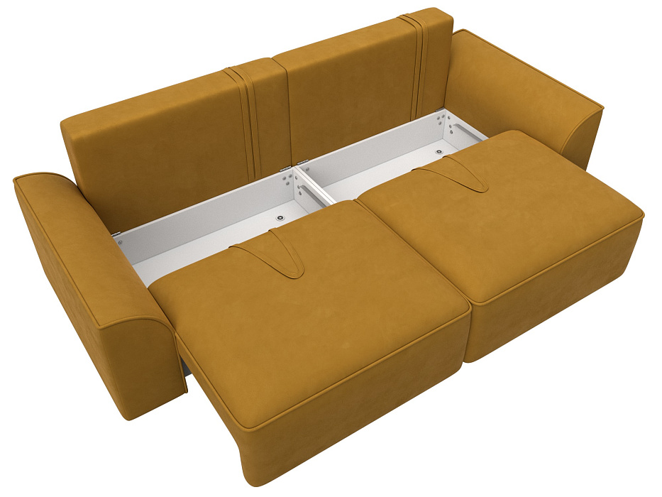 Диван прямой Лига-048 НПБ (brut 10 желтый) Диван прямой Лига-048 НПБ (brut 10 желтый)