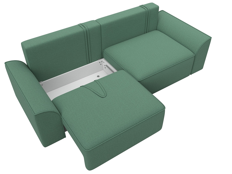 Диван прямой Лига-048 НПБ (амур 11 зеленый) Диван прямой Лига-048 НПБ (амур 11 зеленый)