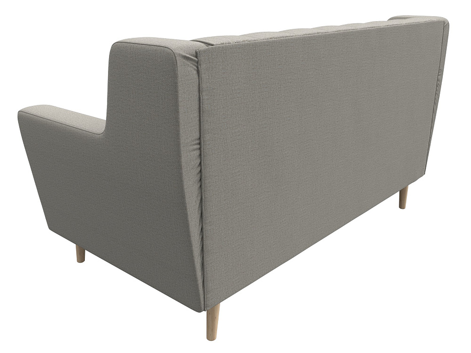 Диван кухонный прямой Брайтон 2 Люкс (амур 02 бежевый)