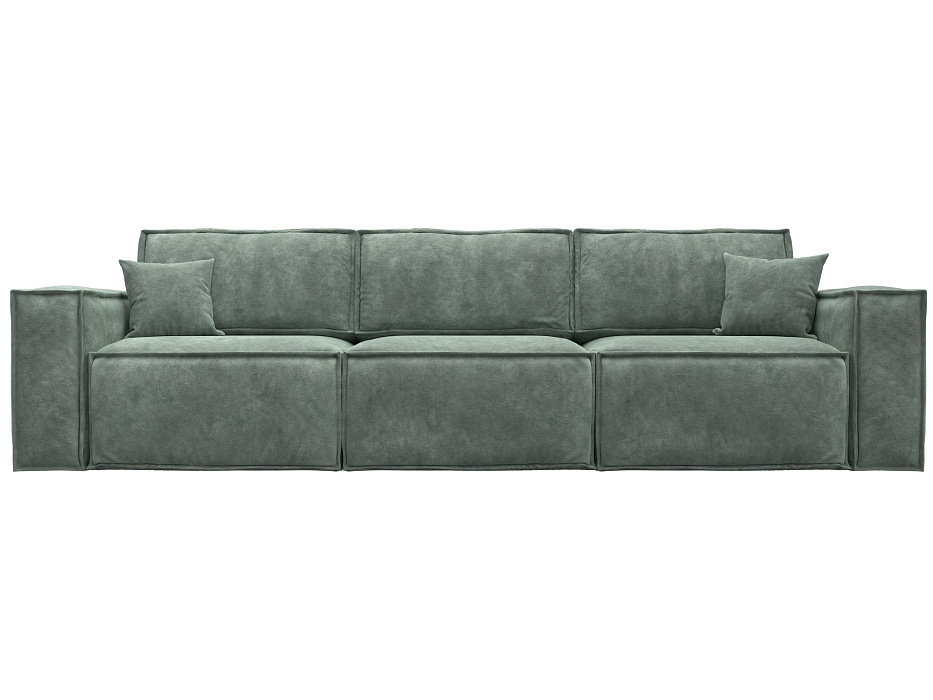 Диван прямой Лига-081 НПБ Лонг (brut 08 зеленый)