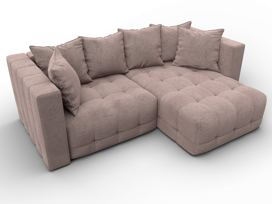 Диван угловой Лига-052 НПБ угол универсальный (tower 05 бежевый)