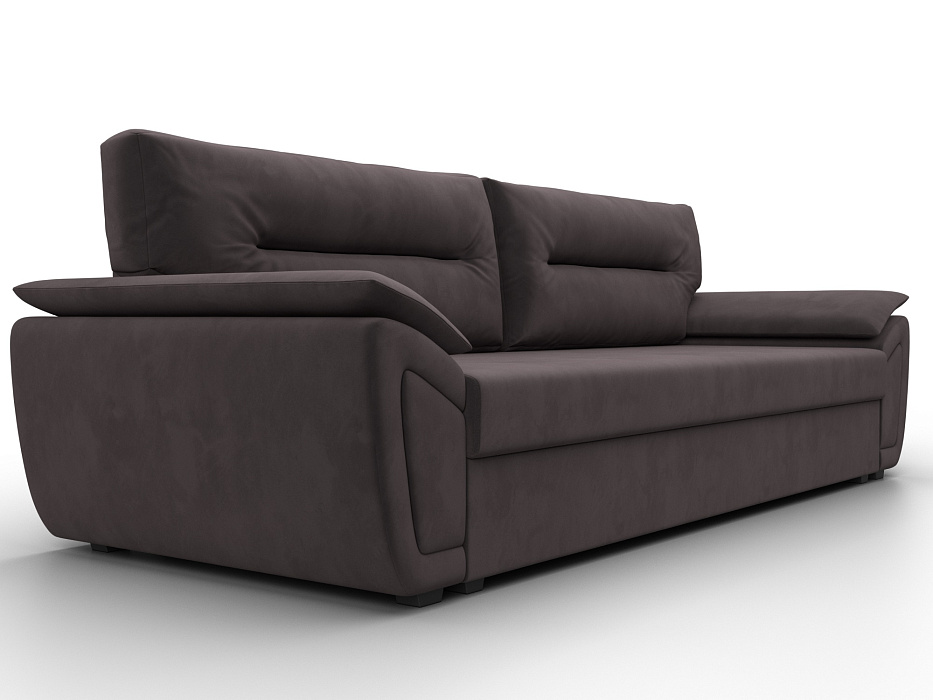 Диван прямой Нэстор Лайт (seven 727 коричневый)