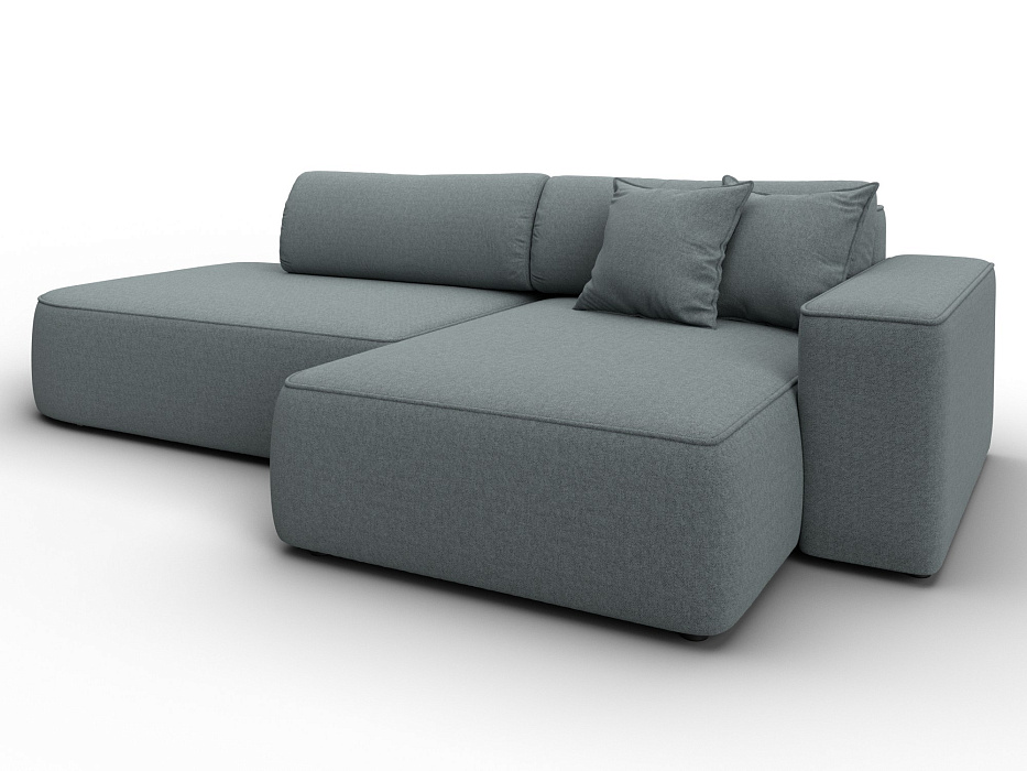 Диван угловой Лига-065 БП угол правый (амур 07 серый) Диван угловой Лига-065 БП угол правый (амур 07 серый)