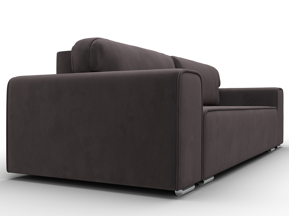 Диван прямой Лига-029 (коричневый)