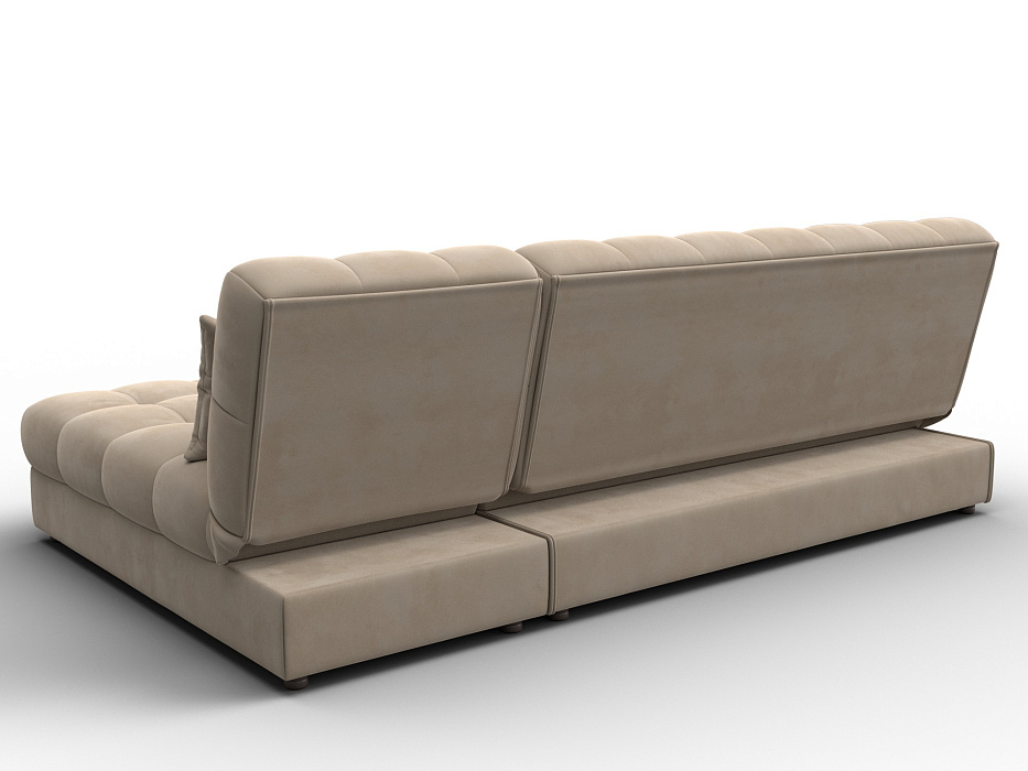 Диван угловой Лига-116 НПБ угол правый (seven 729 бежевый)